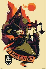 Posters| Misc - D&D Party (PC5)